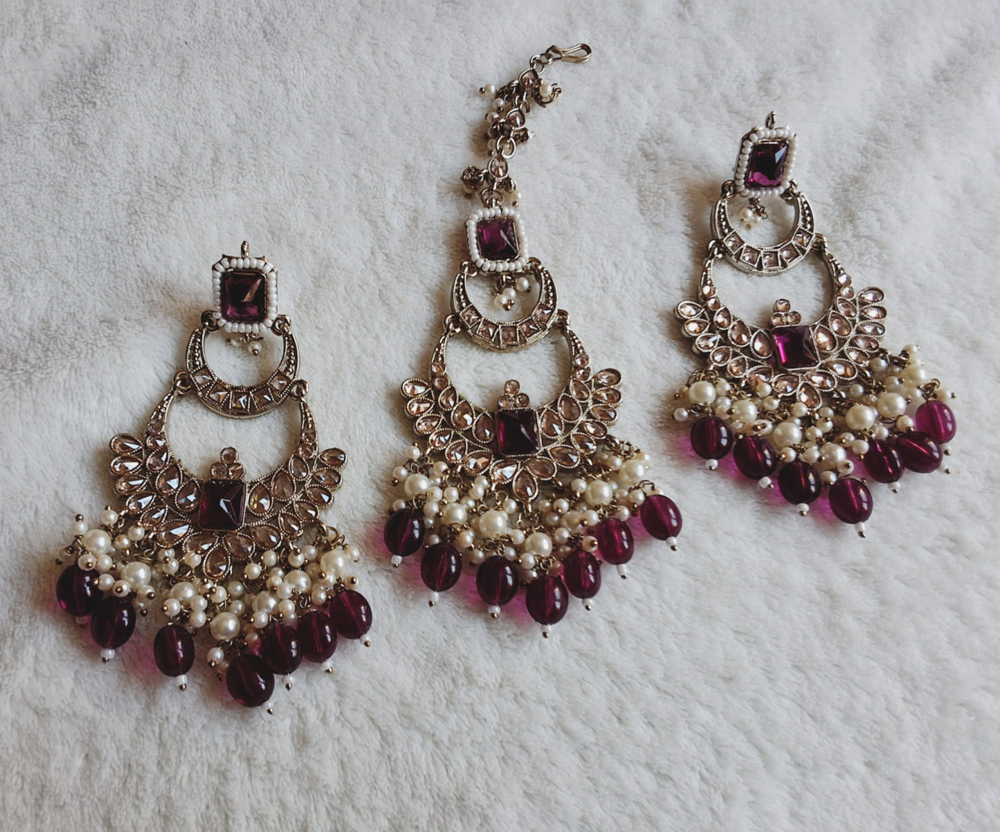 Bollywood Earrings and Tikka Sets