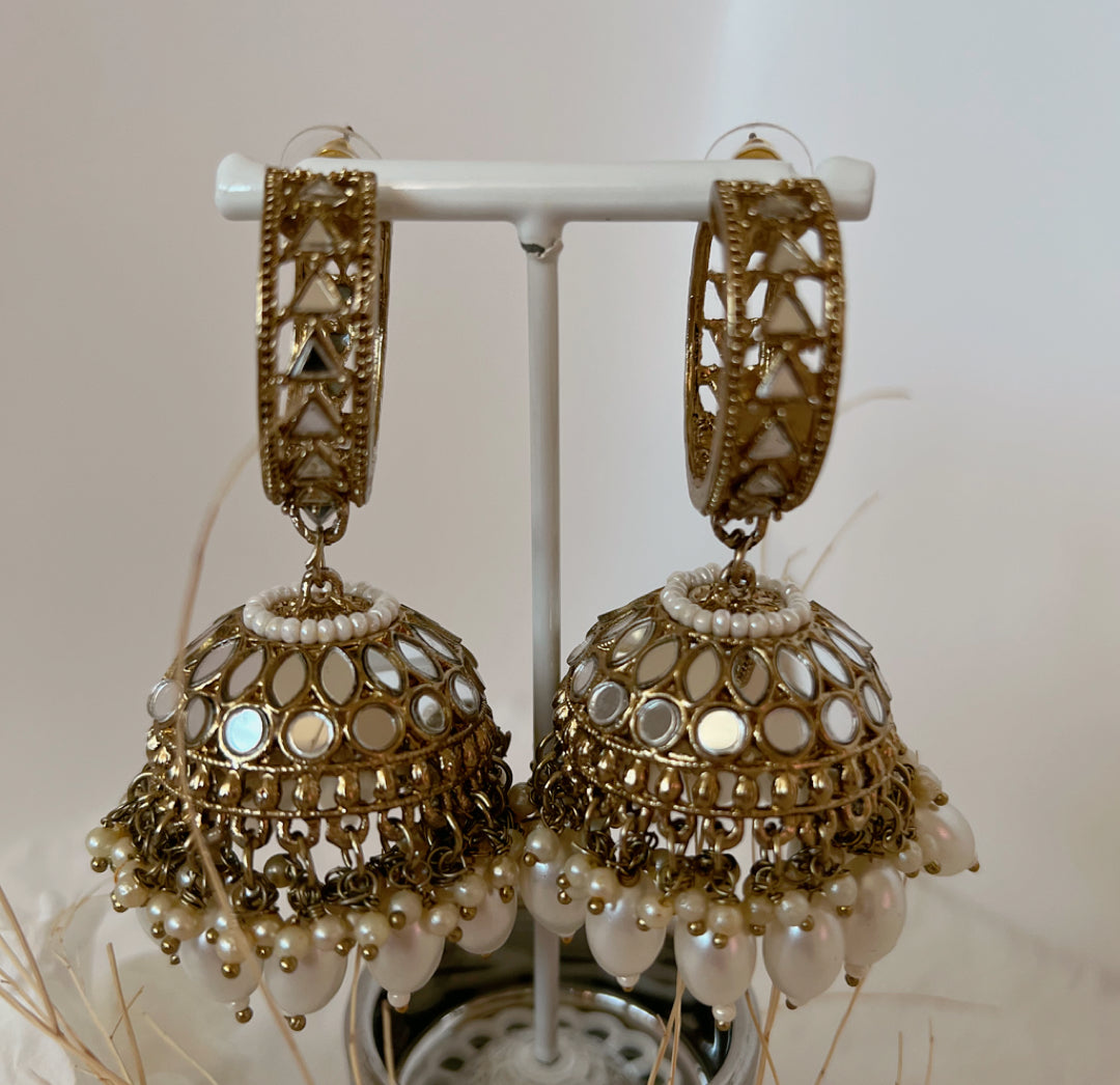 Mirror Jhumka