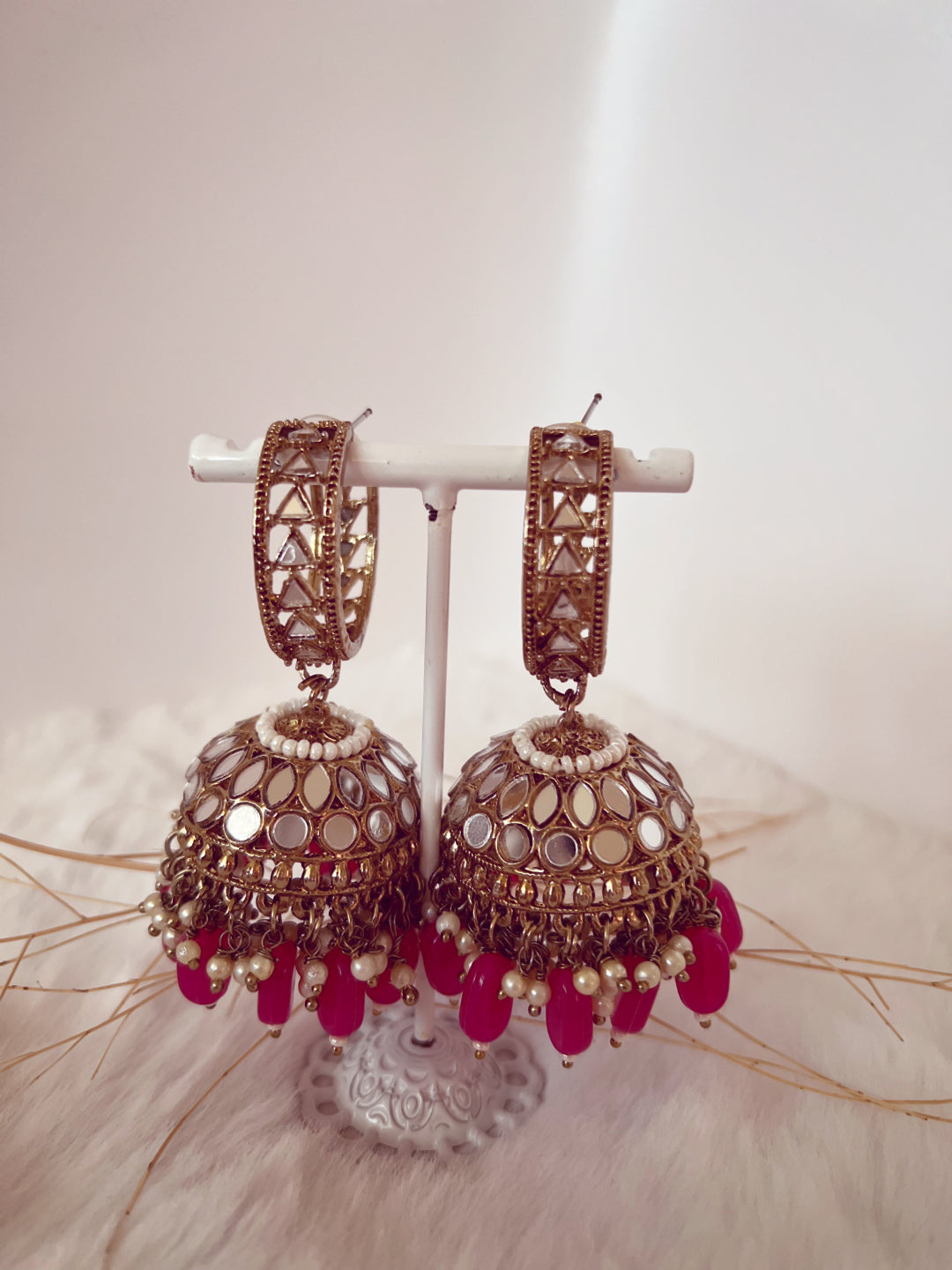 Mirror Jhumka